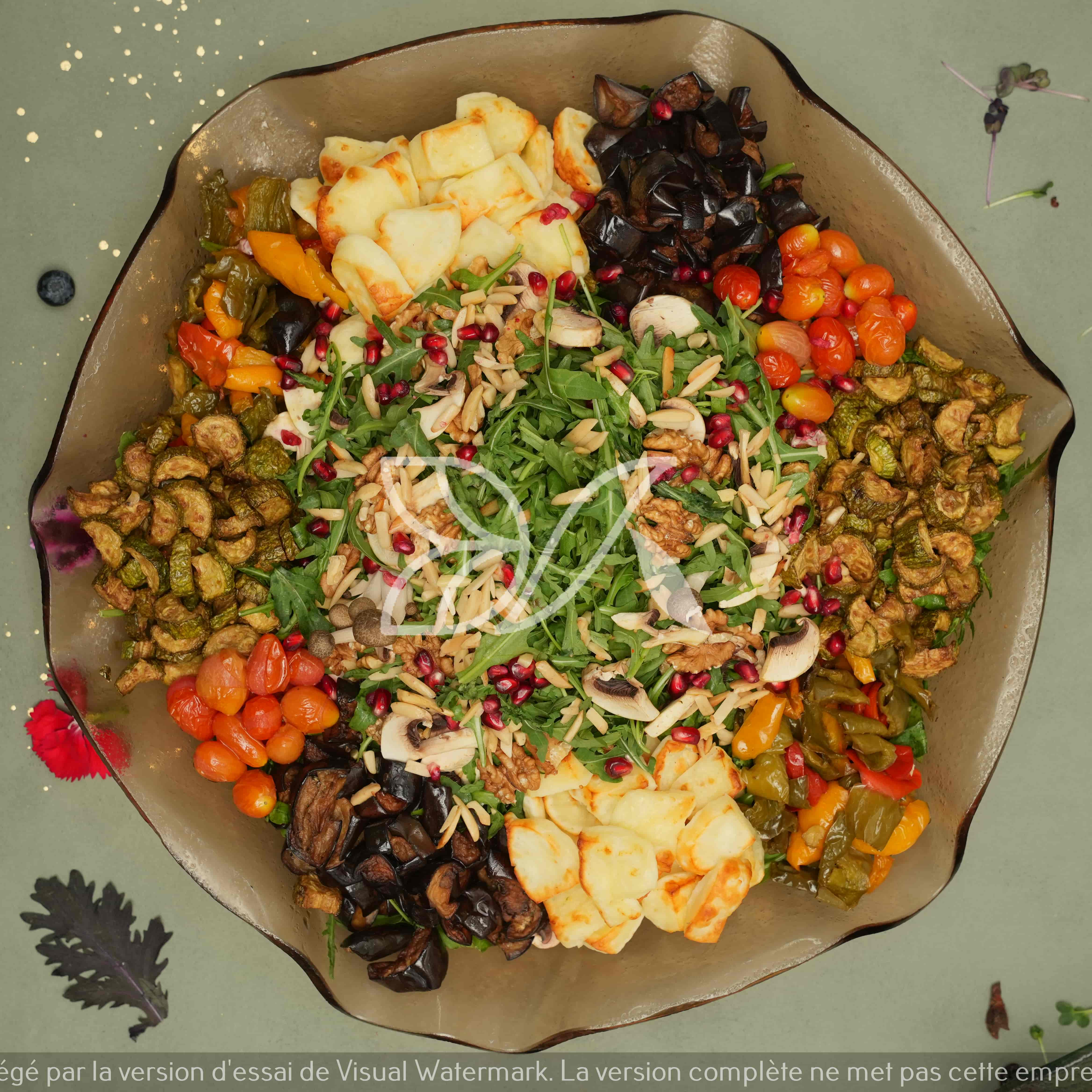 Mediterranean Halloumi Salad