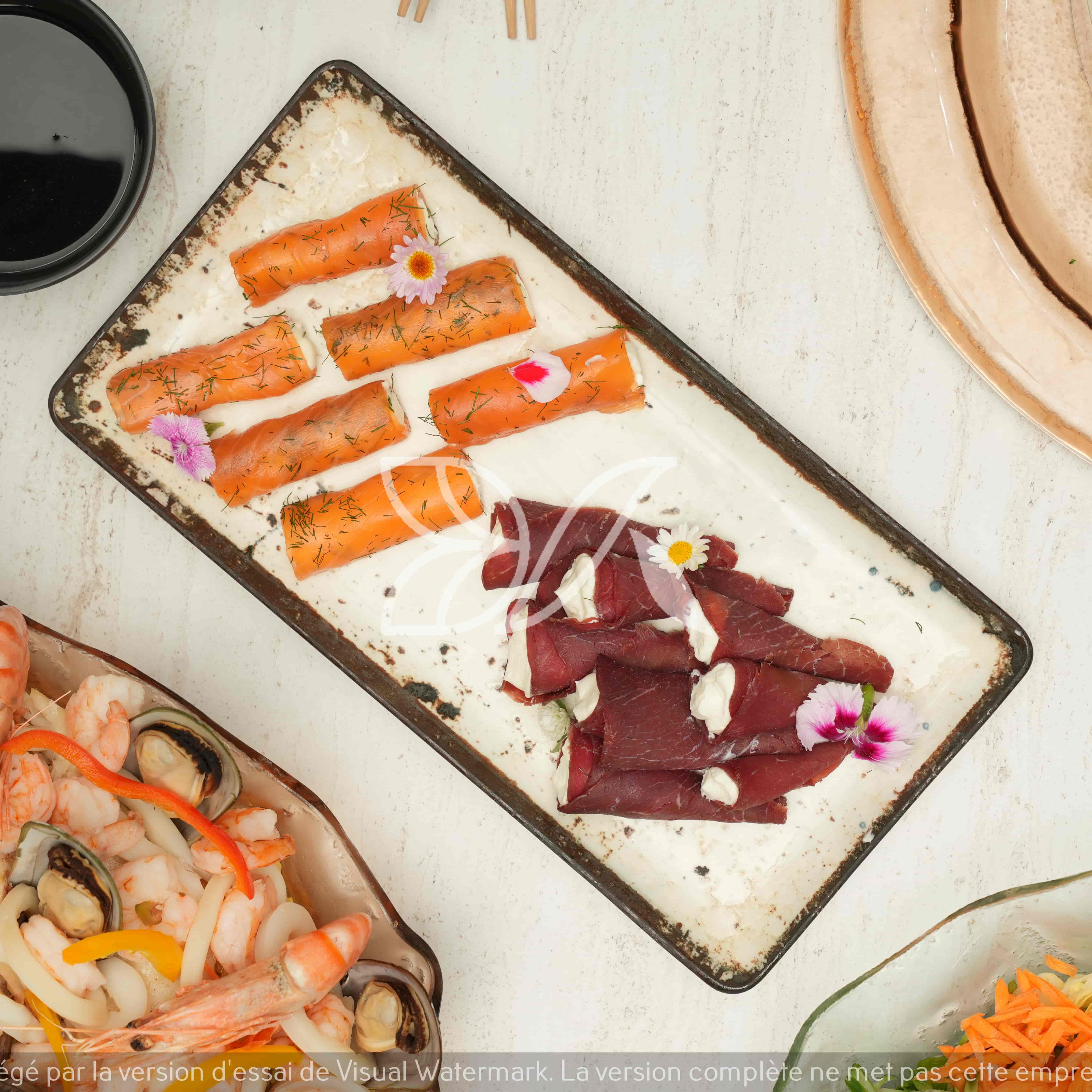 Smoked Salmon rolls with Philadelphia cheese