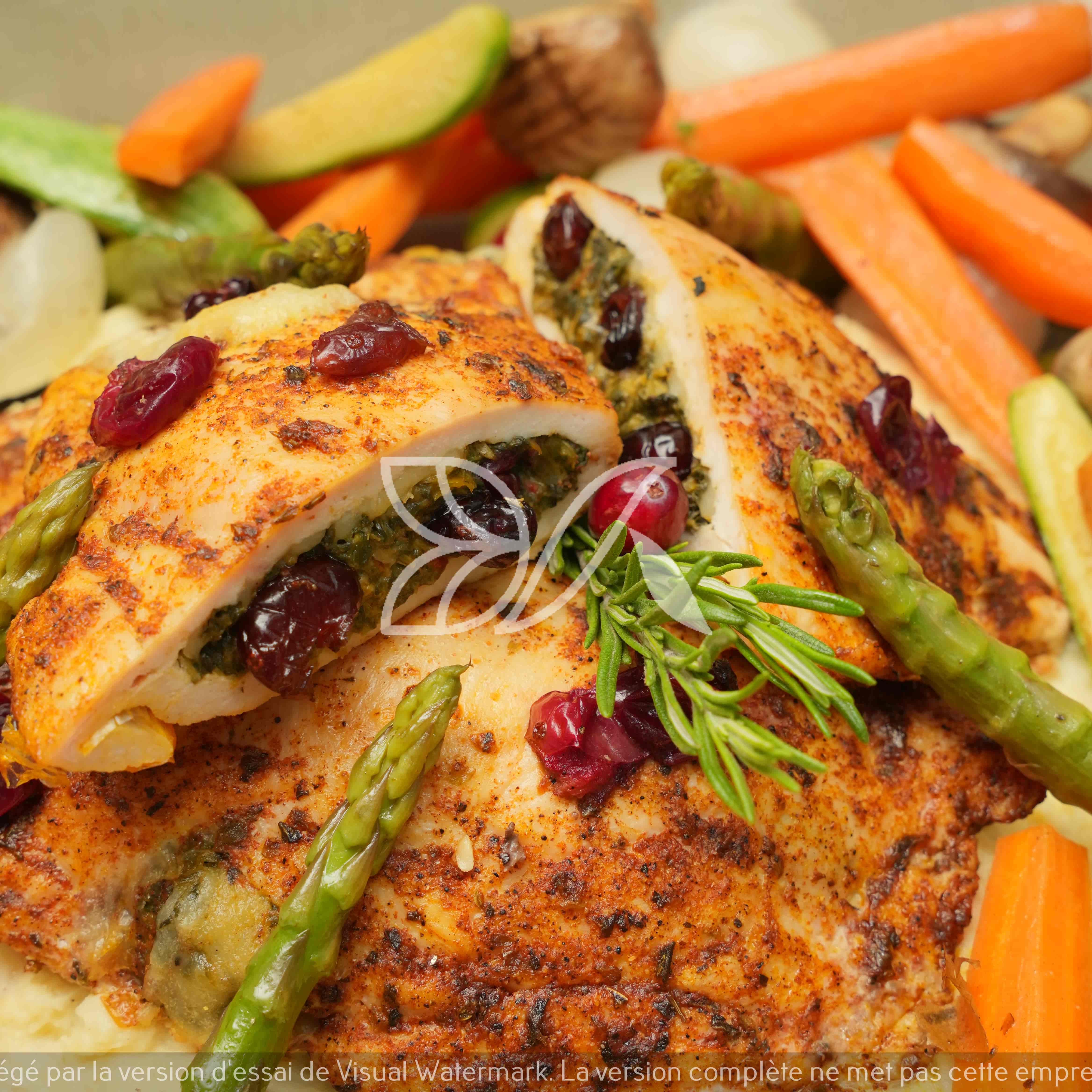 Spinach Cranberry Chicken